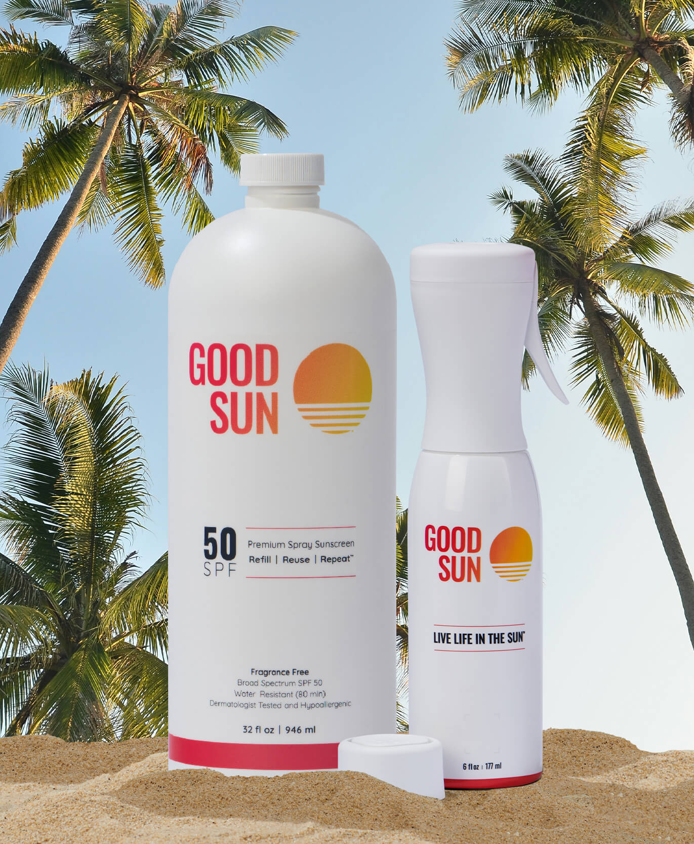 Sunny Beginnings Bundle with 32 fl oz Refill